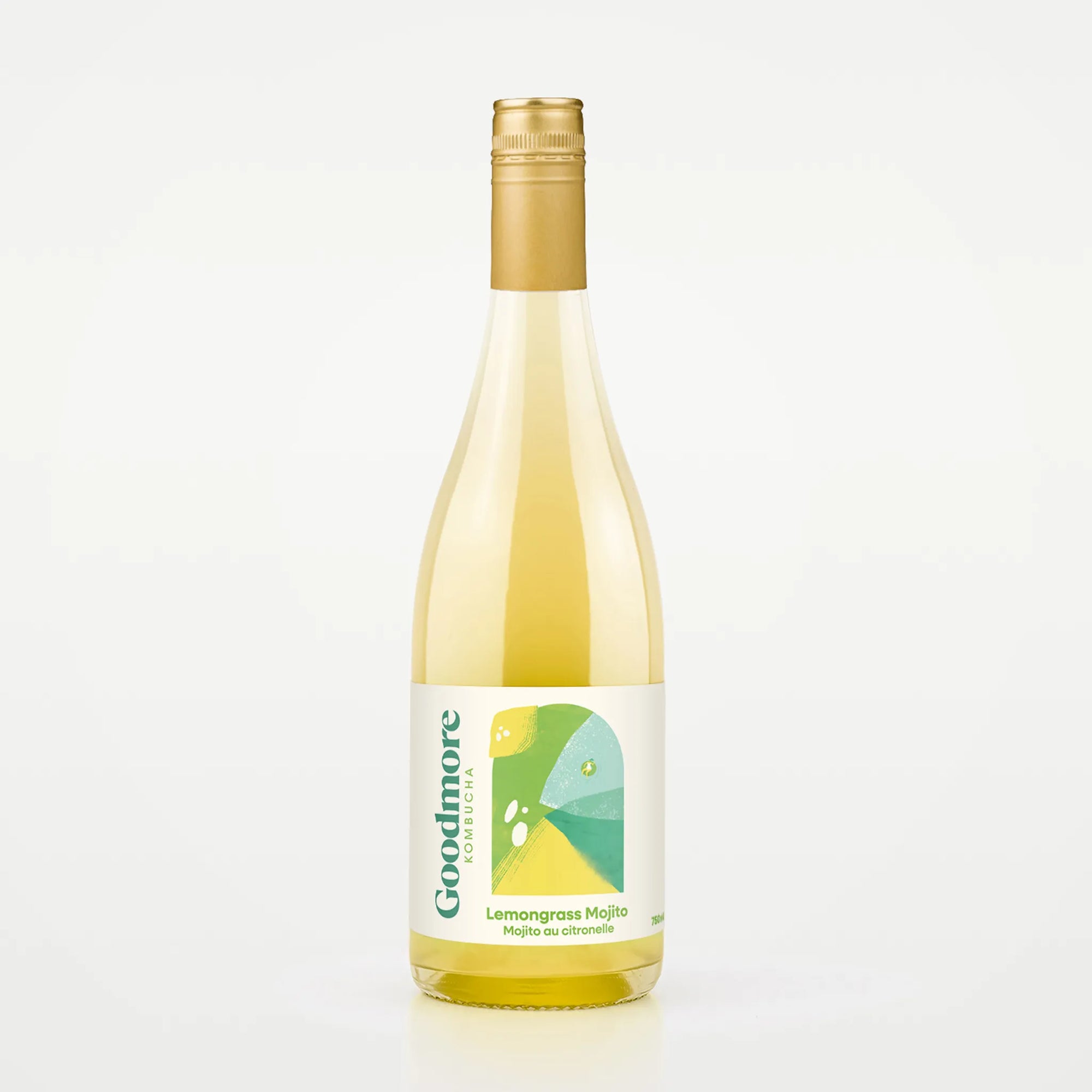 Goodmore Lemongrass Mojito bottle on a white background