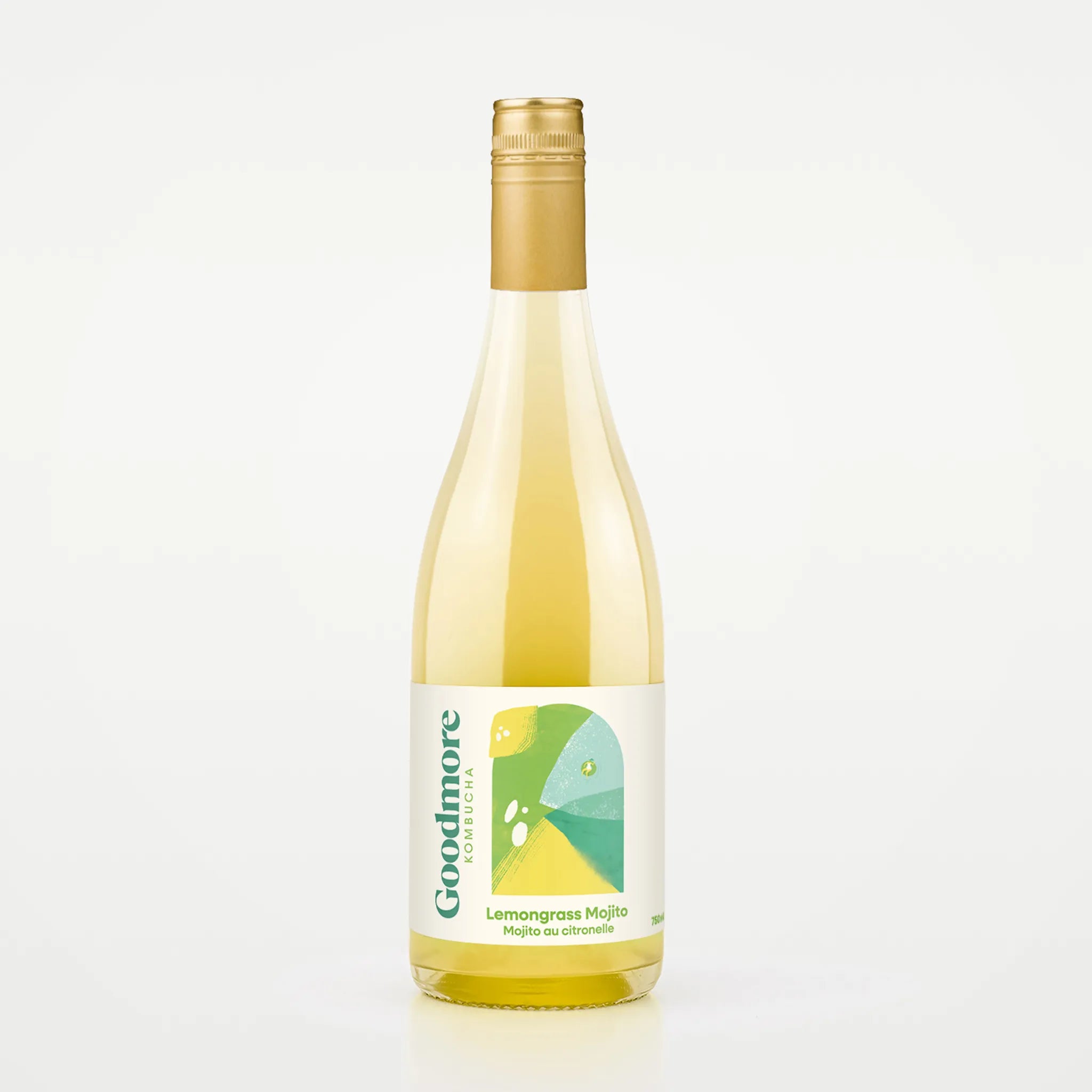 Goodmore Lemongrass Mojito bottle on a white background