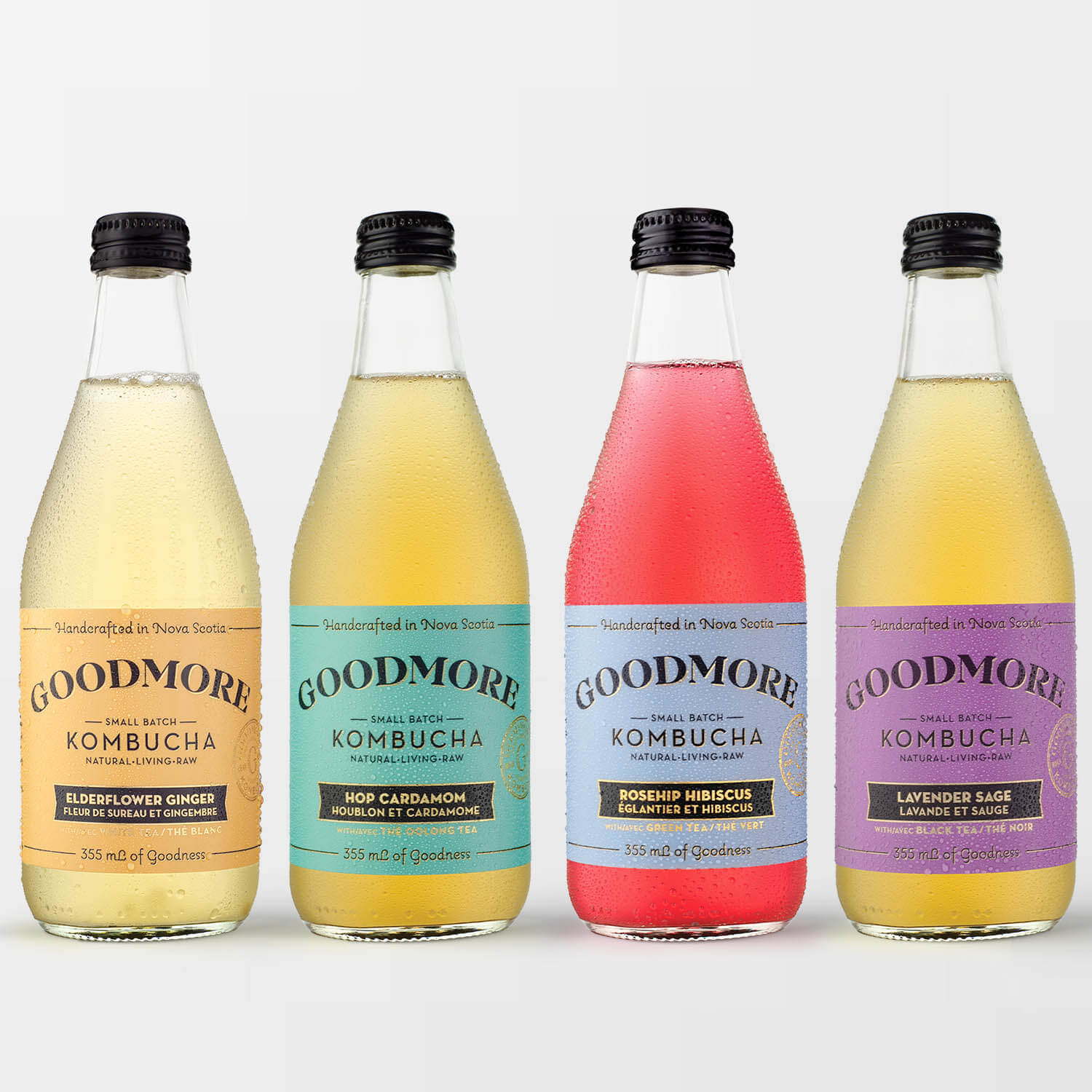 Mixed Goodmore Kombucha 12-Pack
